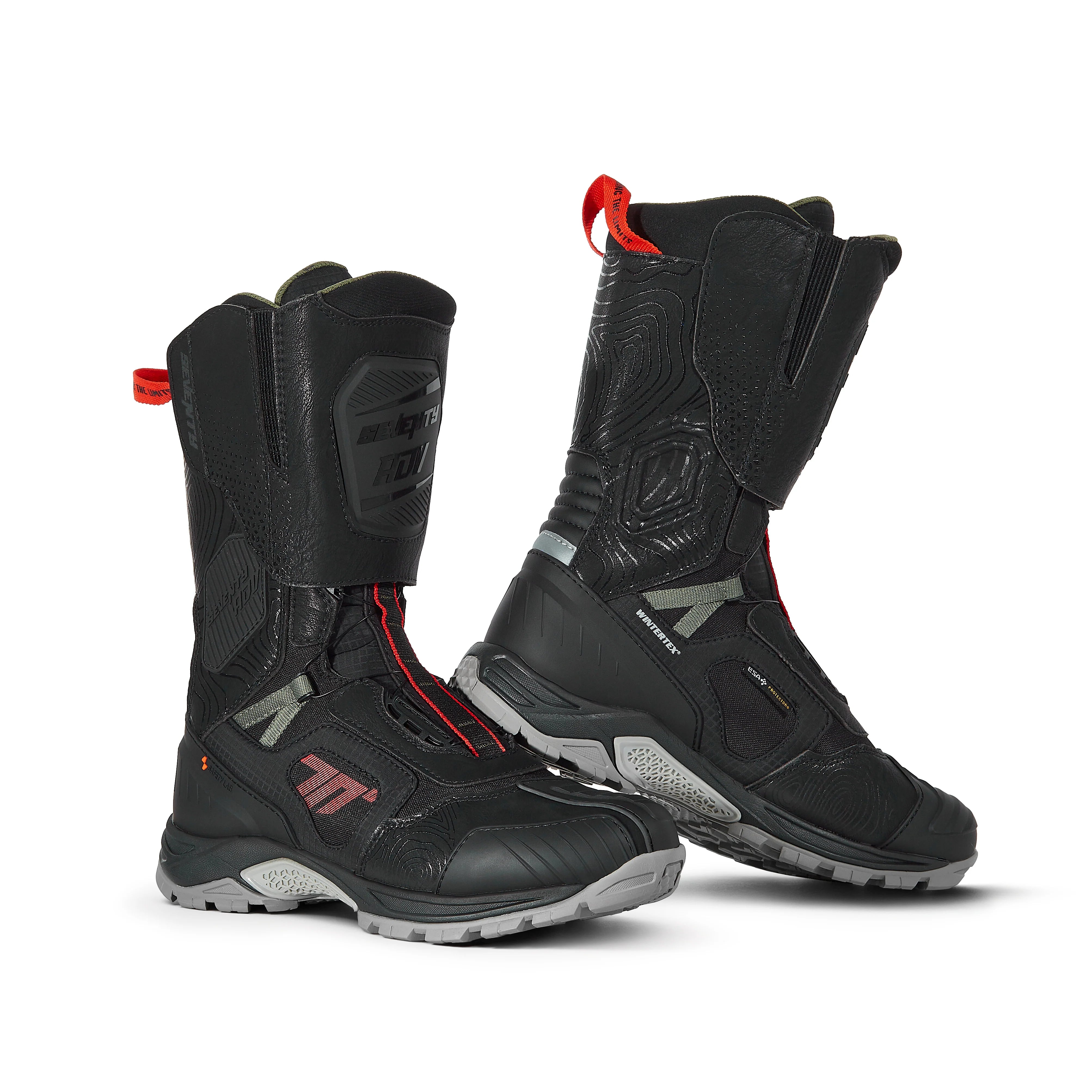 SEVENNTY SD-BA6 STELVIO ALTA BOOT NEGRA/RED/GREEN – 1 – Maximomoto PT