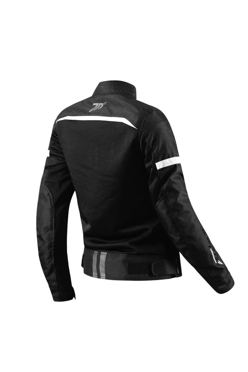 SEVENTY SD-JR30.2 MOJAVE Motorcycle Ladies Racing Jackets Black White – 2 – Maximomoto PT
