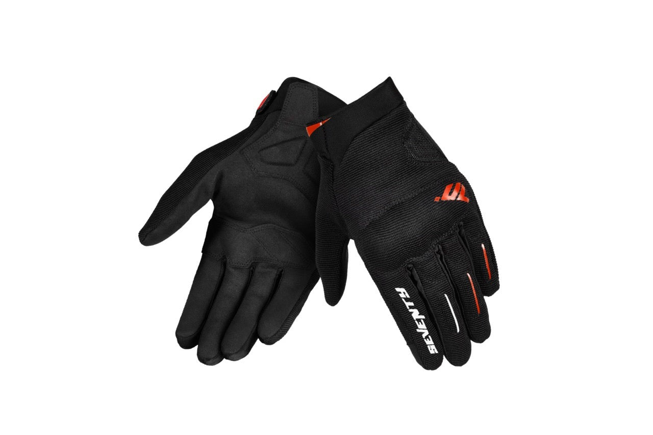 SEVENTY SD-C42 Asphalt Summer gloves for men's sports bike black – 1 – Maximomoto PT