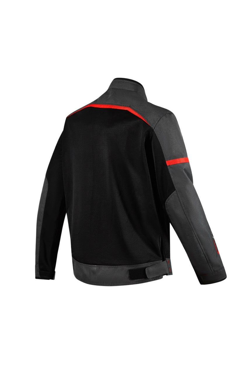 SEVENTY SD-JR30.1 MOJAVE Moto Homem Casacos Preto Vermelho Cinza – 2 – Maximomoto PT