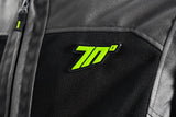 SEVENTY SD-JT66 SAHARA Men casacos De Moto Gris/Amarillo Fluorescente