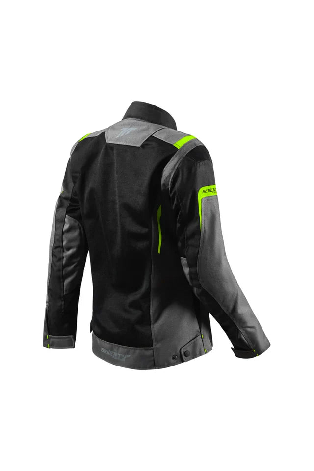 Sahara Summer Seventy SD-JT68 motorcycle jackets for women grey/yellow fluorescent – 3 – Maximomoto PT
