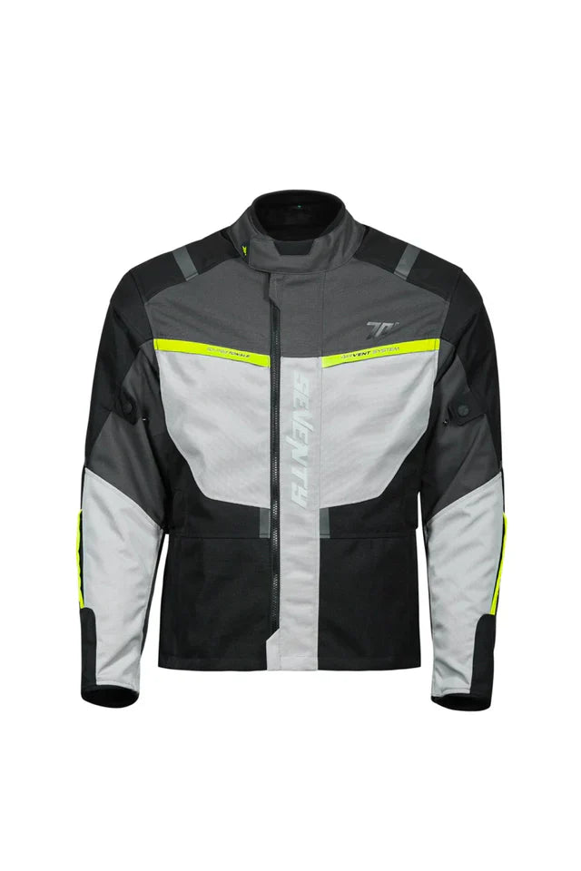 SEVENTY SD-JT83 TONALE Moto Homem Casacos Preto Cinza Amarillo Fluo – 1 – Maximomoto PT