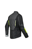 SEVENTY SD-JT83 TONALE casacos de moto para hombre Negro/gris/amarillo flúor