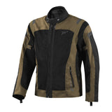 SEVENTY SD-JT66 CHAQUETA DE MOTO SAHARA VERANO MARRON NEGRO