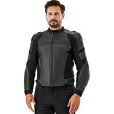 SHIMA BANDIT 2 Moto Couro Homem Casacos Preto