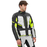 SHIMA DUNE CHAQUETA TEXTIL DE MOTOCICLETA HOMBRE AMARILLO