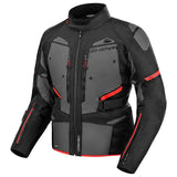 SHIMA DUNE CHAQUETA TEXTIL DE MOTOCICLETA HOMBRE NEGRO ROJO