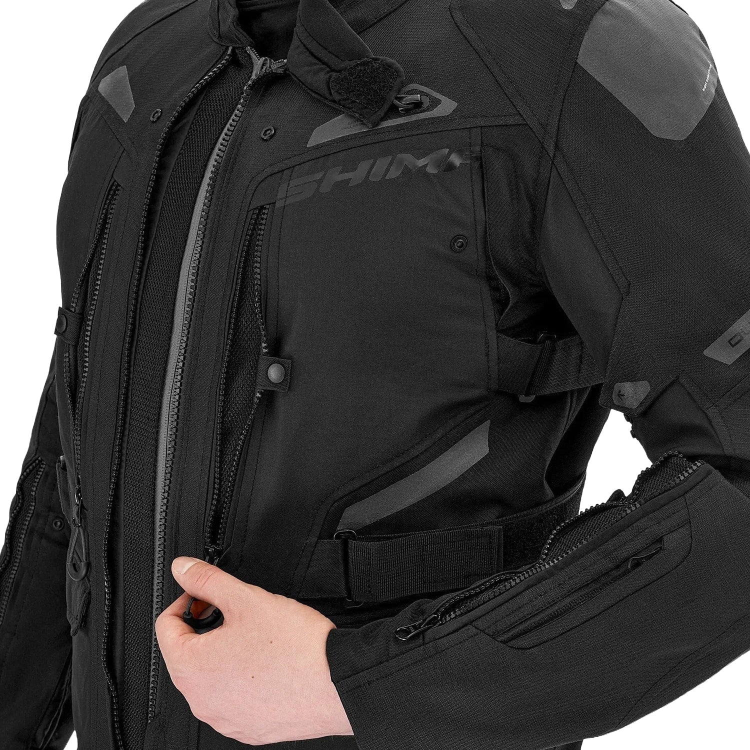 SHIMA DUNE CHAQUETA TEXTIL DE MOTOCICLETA HOMBRE NEGRO – 7 – Maximomoto PT
