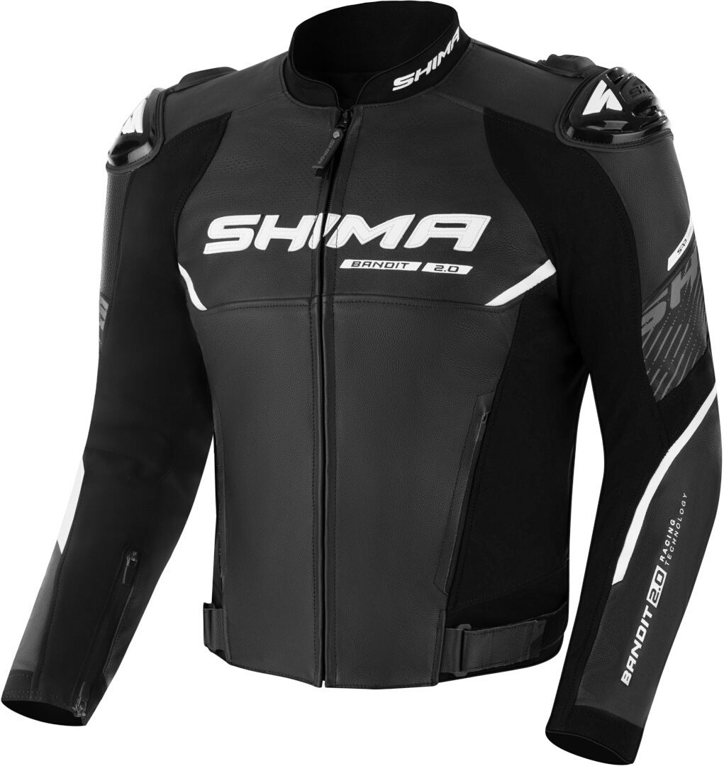 Shima Bandit 2.0 Men's Leather Jackets Black – 1 – Maximomoto PT