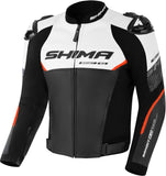 Shima Bandit 2.0 Hombre Piel casacos Blanco Rojo