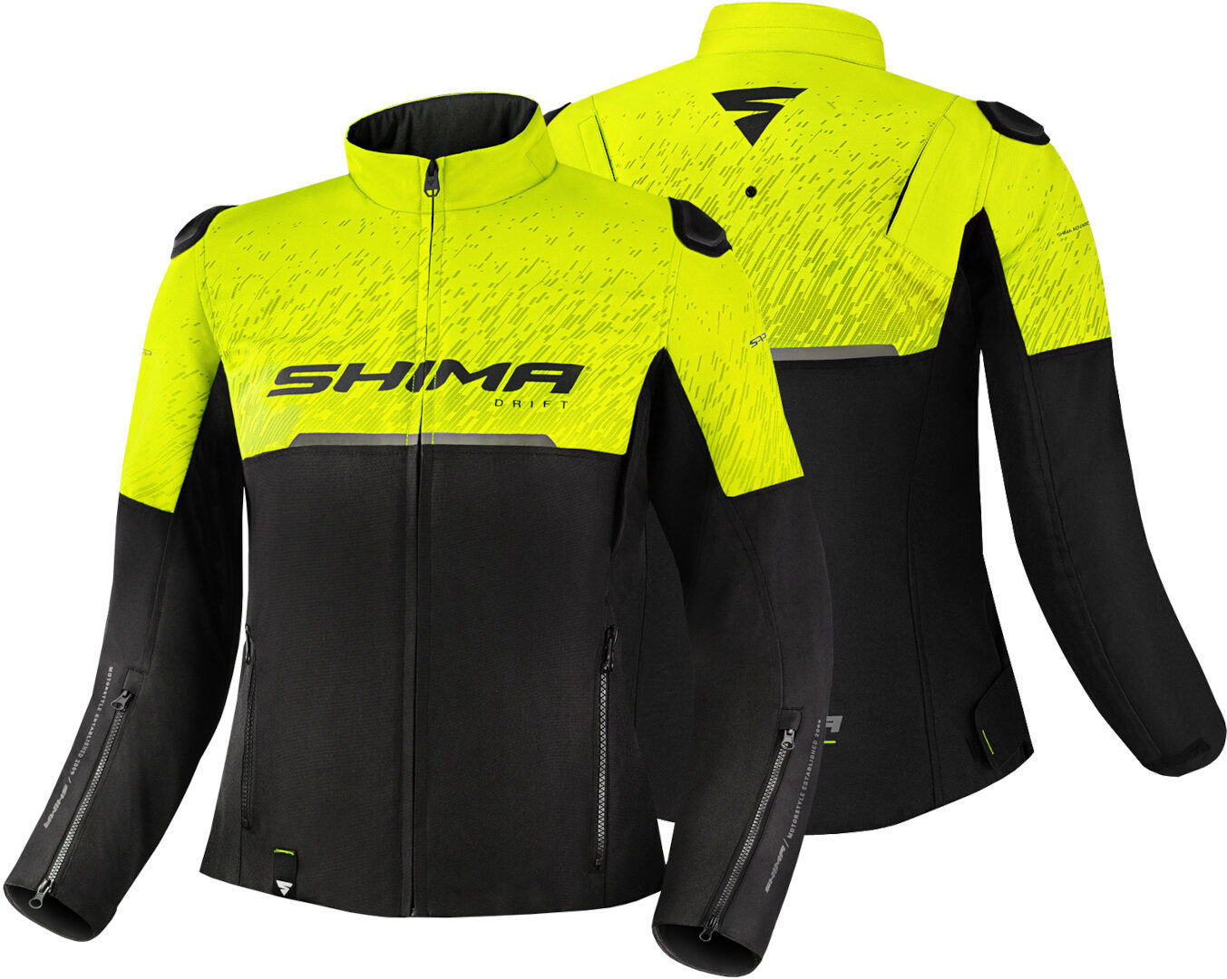 SHIMA DRIFT MOTO Senhora Casacos Fluo