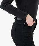SHIMA FLEXX Jeans Moto Senhora Calcas Preto