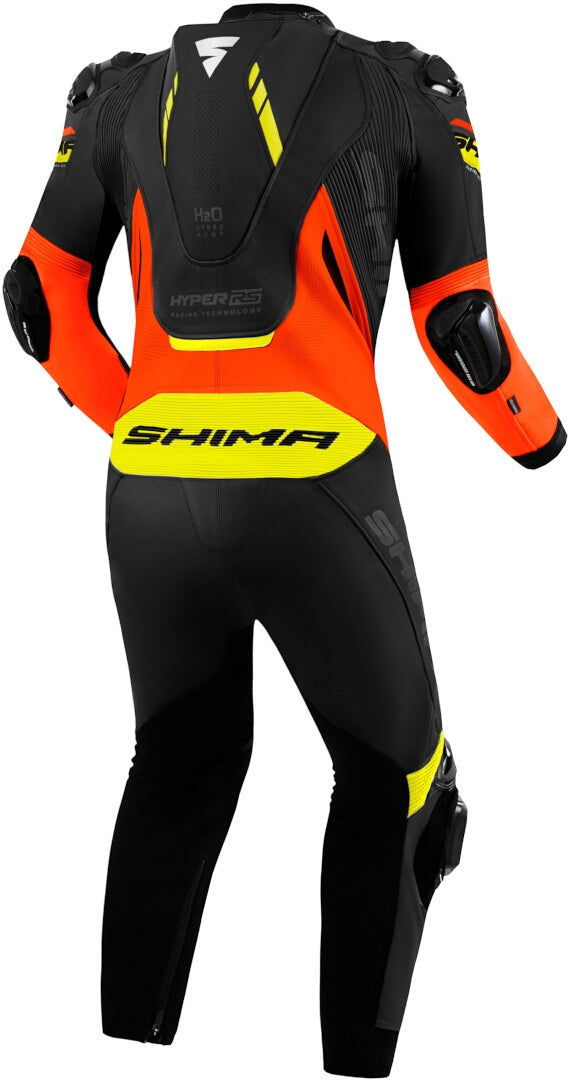 SHIMA HYPER RS 1 PC Moto Fatos Preto Vermelho Amarelo