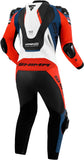 SHIMA MONO HYPER RS Moto Fatos Preto Branco Vermelho Azul - Imagem traseira do terno