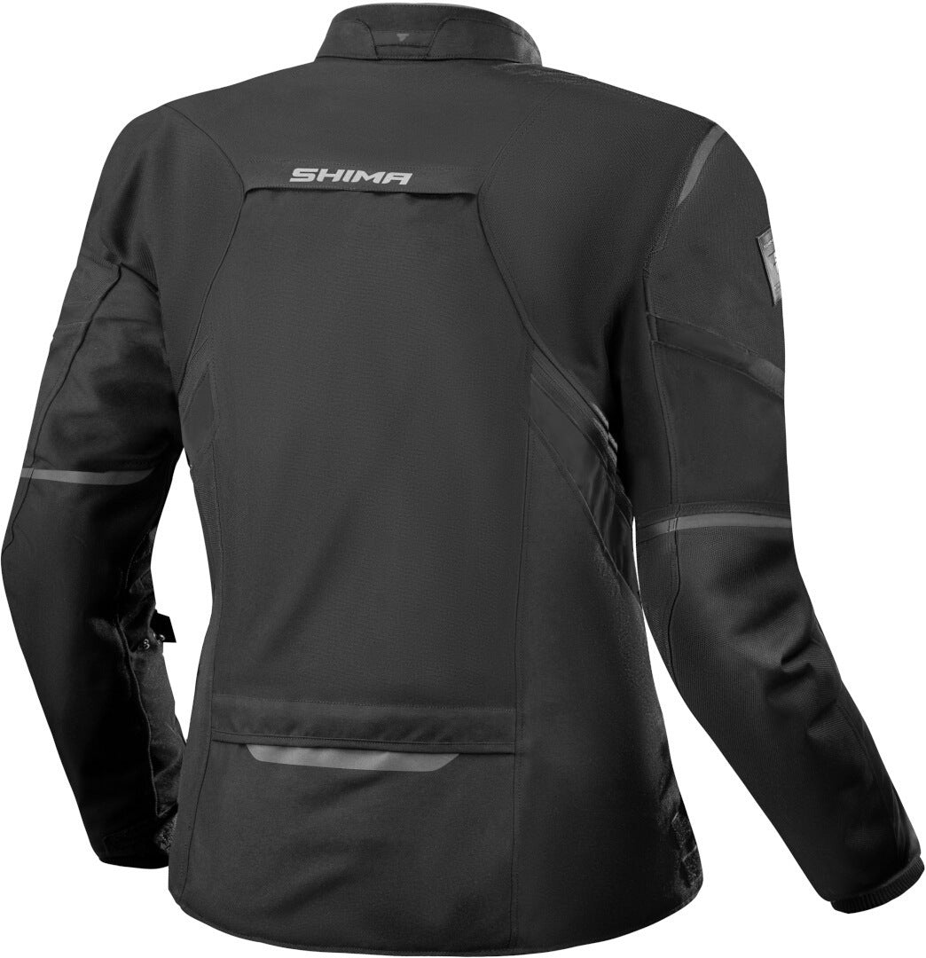 SHIMA RUSH 2.0 Moto Senhora Impermeável Casacos Preto