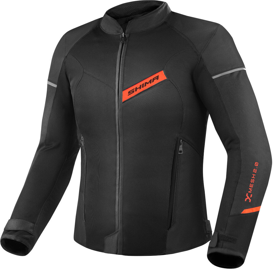 SHIMA X-MESH 2 Moto Homem Casacos Preto Vermelho – 1 – Maximomoto PT