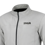 SHUA ESTILO CASACO DE MOTO CINZA