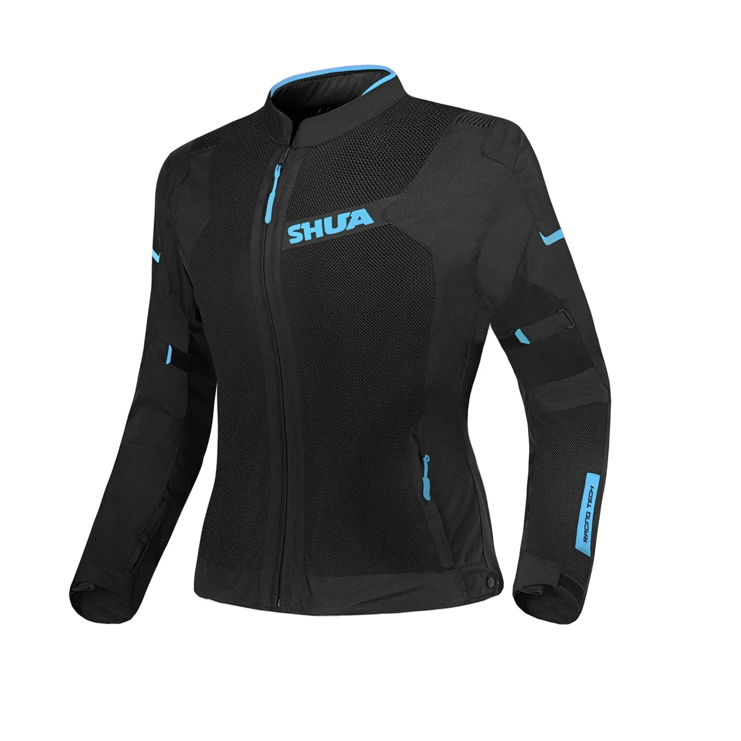 SHUA GRAVITY MESH 2.0 SENHORA CASACOS DE MOTO PRETO TURQUÊS – 1 – Maximomoto PT