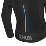 SHUA GRAVITY MESH 2.0 SENHORA CASACOS DE MOTO PRETO TURQUÊS