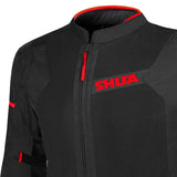 SHUA GRAVITY MESH 2.0 HOMEM CASACOS DE MOTO PRETO VERMELHO