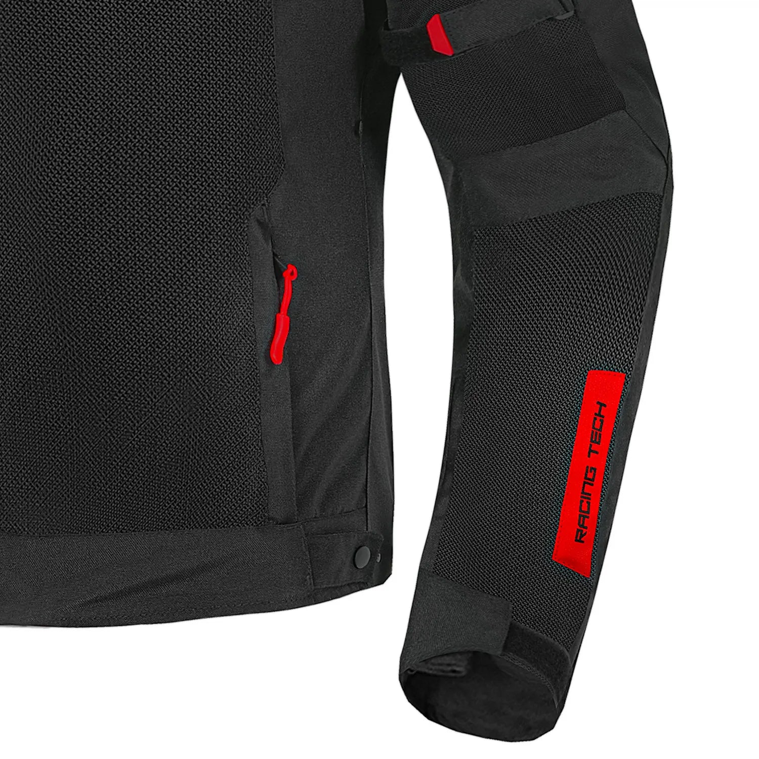SHUA GRAVITY MESH 2.0 HOMEM CASACOS DE MOTO PRETO VERMELHO – 6 – Maximomoto PT
