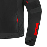SHUA GRAVITY MESH 2.0 HOMEM CASACOS DE MOTO PRETO VERMELHO