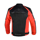 SHUA IMMORTAL Moto Textil Homem Casacos Preto Vermelho Neon