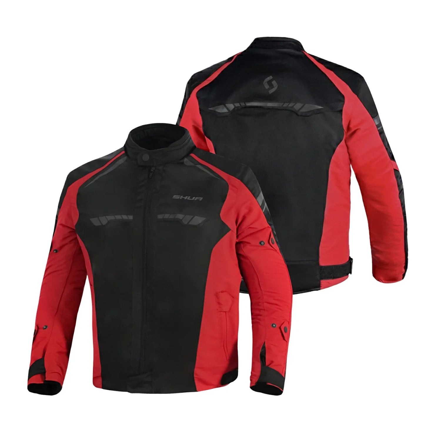 SHUA IMMORTAL Casacos De Moto Homem Textil Preto Vermelho – 2 – Maximomoto PT