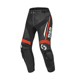 SHUA INFINITY Motorcycle Leather Pants Black Red – Maximomoto PT