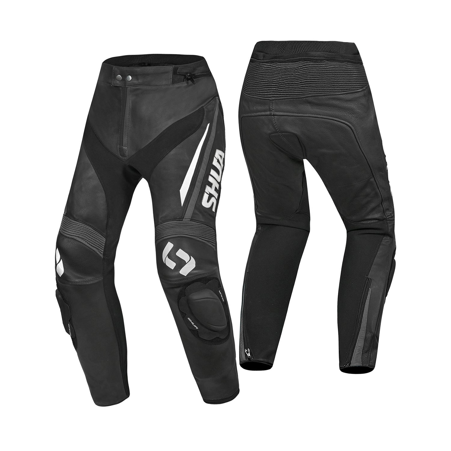 SHUA INFINITY Motorcycle Leather Pants Black Antra – 2 – Maximomoto PT