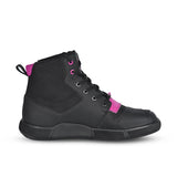 SHUA ODDIN Moto Urbano Senhora Botas Preto Fúcsia