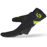 SHUA PROTON Moto Textil Luvas Preto Fluo Amarelo