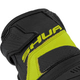 SHUA PROTON Moto Textil Luvas Preto Fluo Amarelo