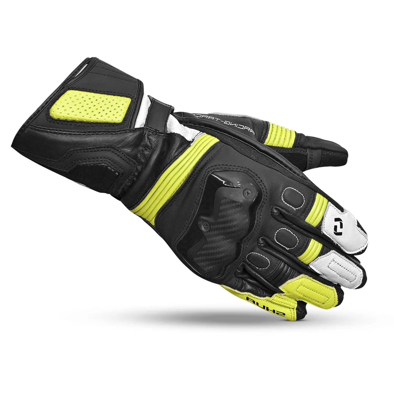 SHUA RANGER PRO Luvas De Moto Corrida Homem Preto Blanco Amarillo – 2 – Maximomoto PT