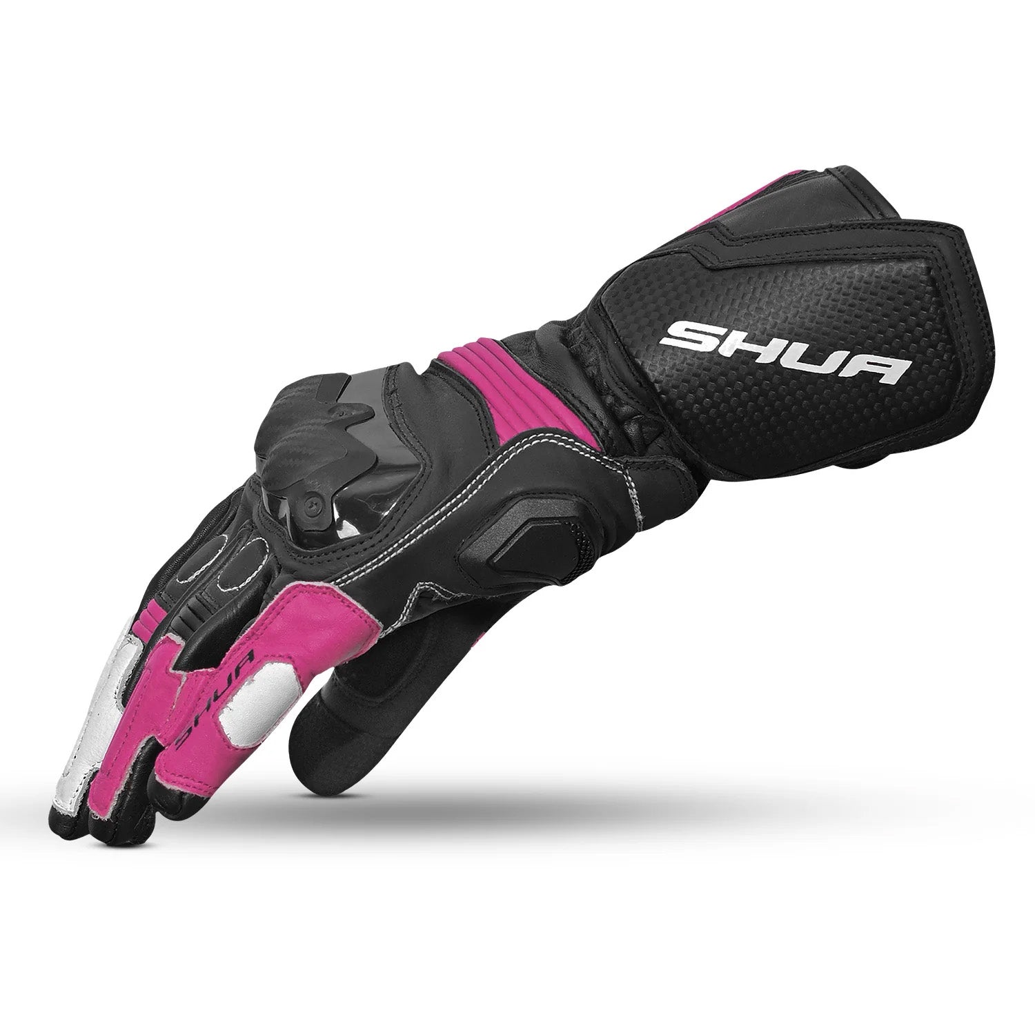 SHUA RANGER PRO Moto Senhora Luvas Preto ranco Fusia – 4 – Maximomoto PT