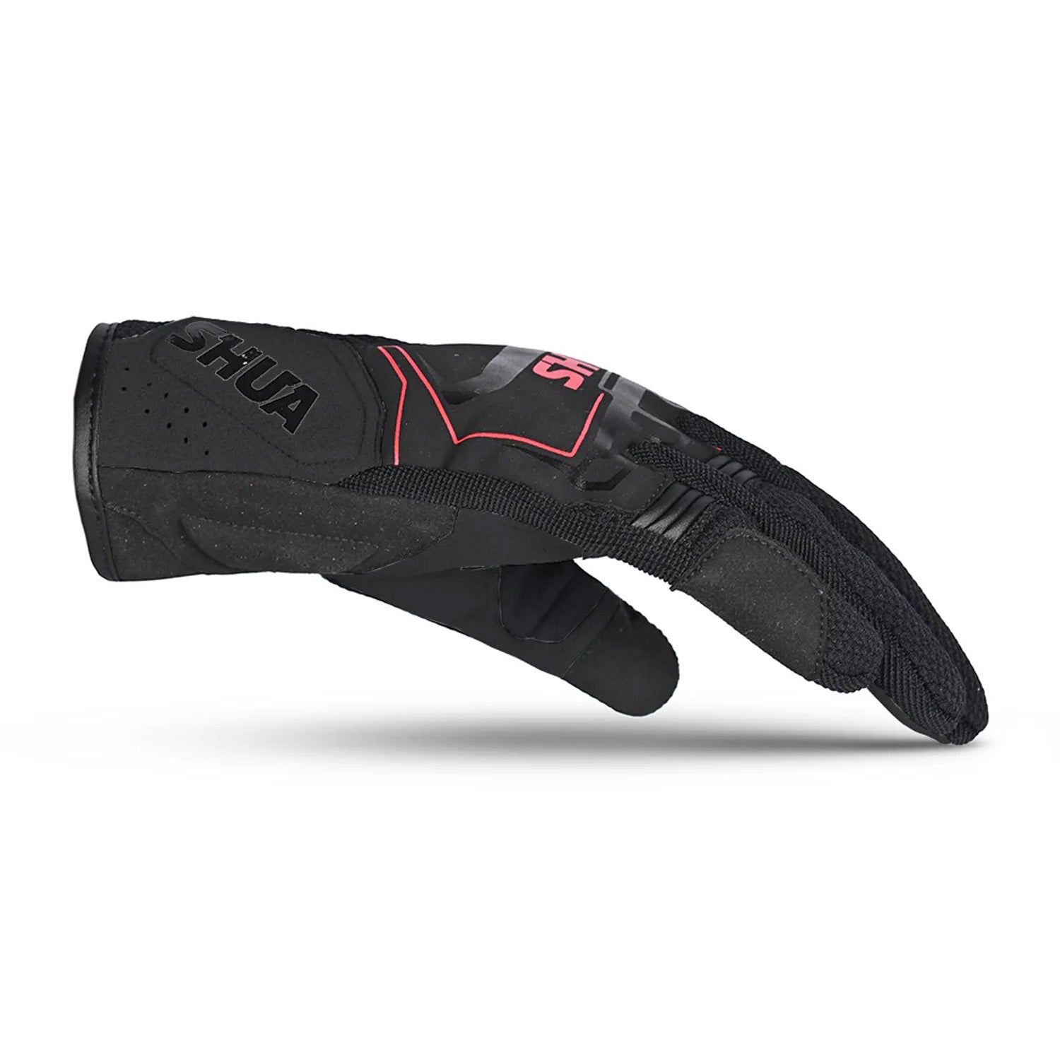 SHUA SEA BREEZE Luvas De Moto Preto Vermelho – 4 – Maximomoto PT