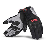 SHUA SEA BREEZE Motorcycle Gloves Black Gray Red – Maximomoto PT
