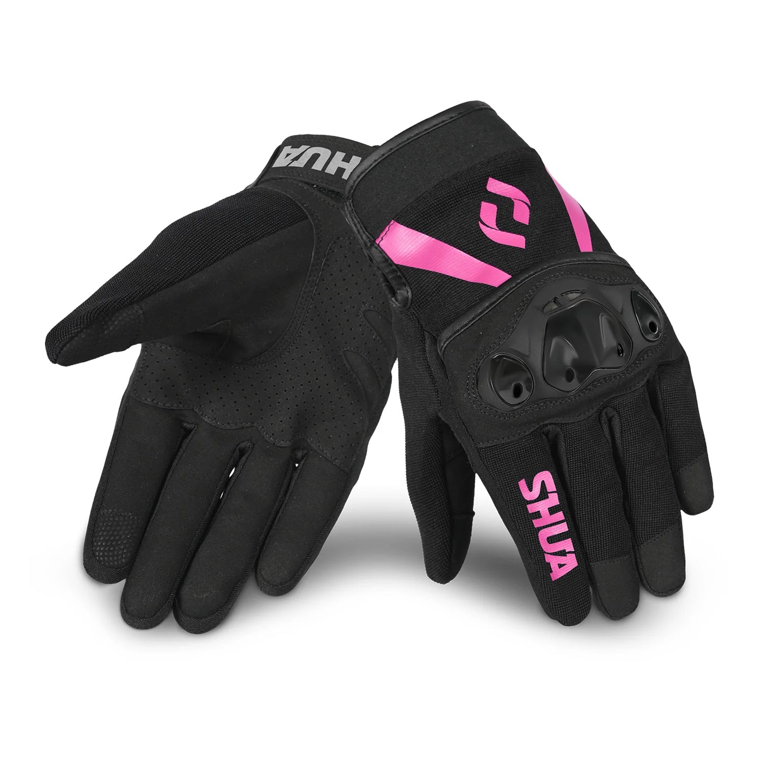 SHUA SHOT Moto Senhora Luvas Preto Rosa – 1 – Maximomoto PT