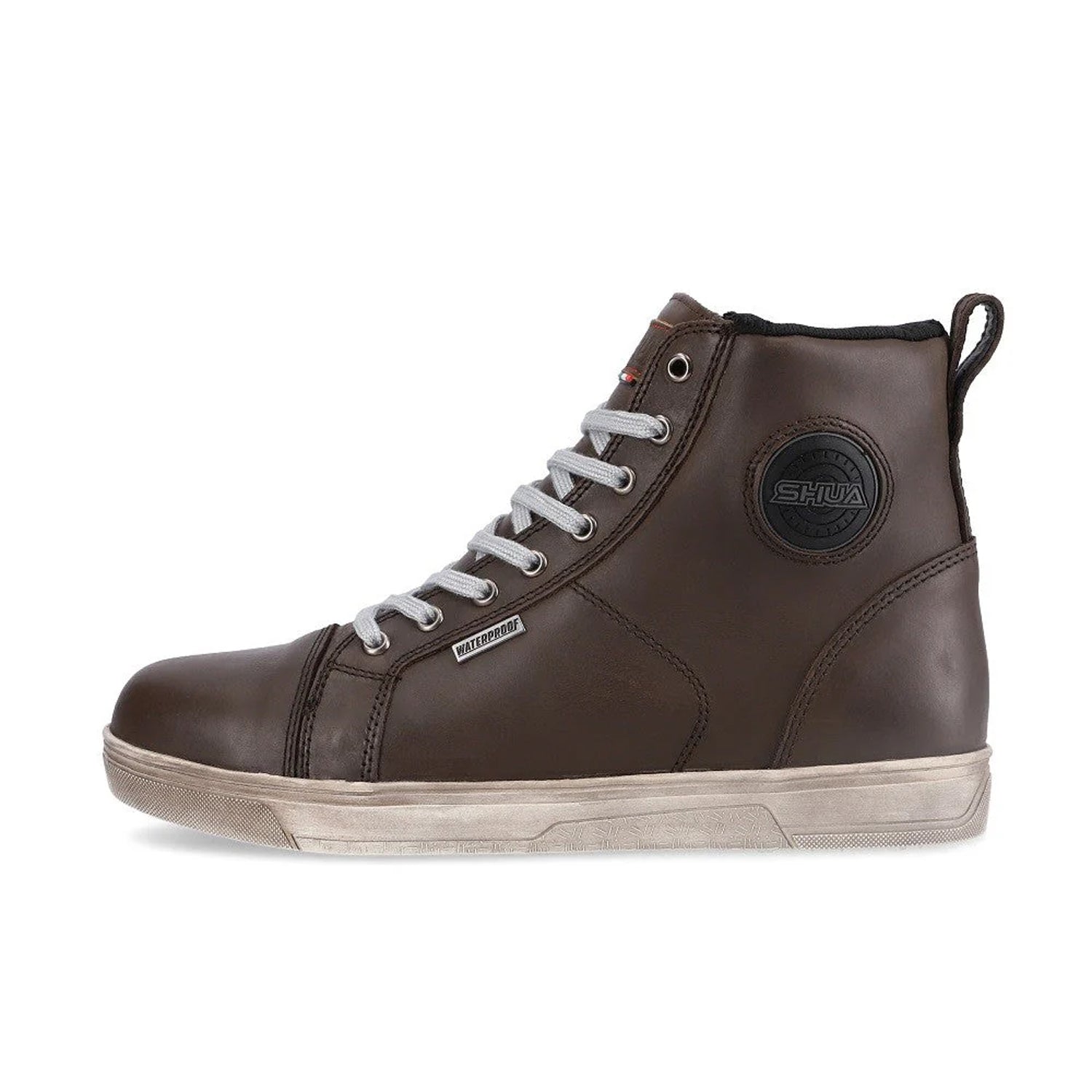 SHUA STREET WP Botas De Moto Couro Homem Marrom – 2 – Maximomoto PT