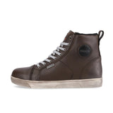 SHUA STREET WP Botas De Moto Couro Homem Marrom