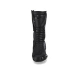 SHUA SUPER TECH Moto Couro Botas Preto Cinza