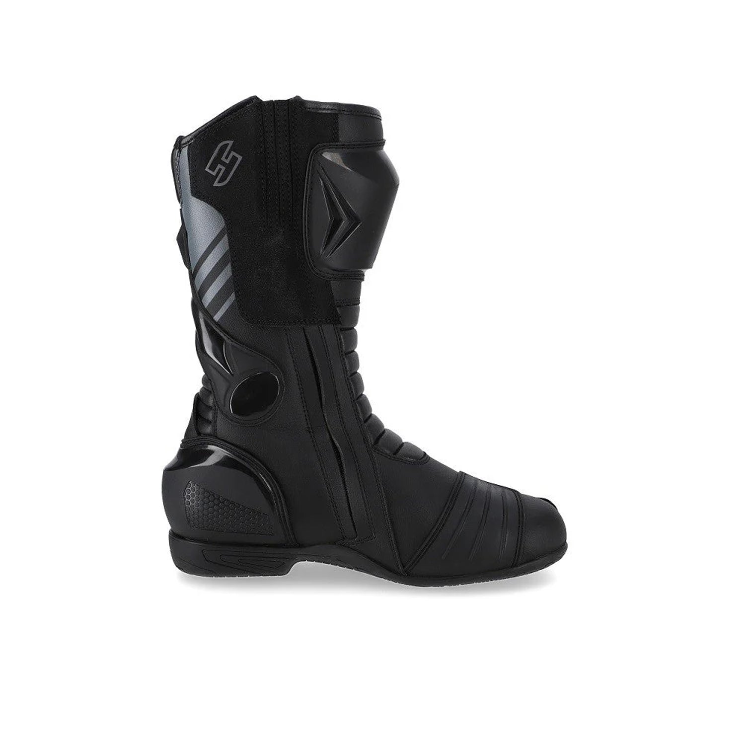 SHUA SUPER TECH Moto Couro Botas Preto Cinza – 3 – Maximomoto PT