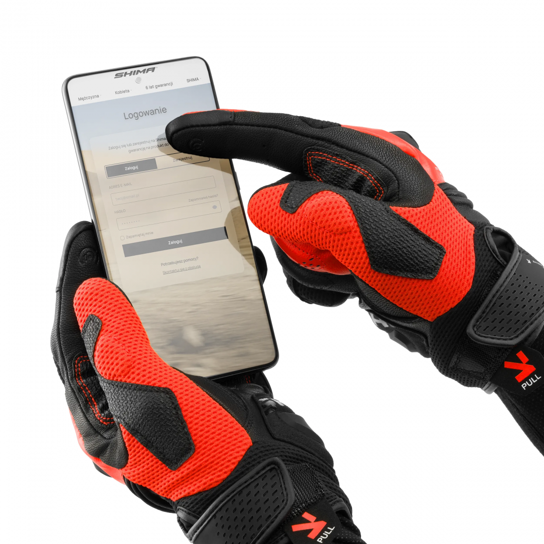 SHIMA SPARK 3.0 GUANTES DE HOMBRE ROJO FLUO – 5 – Maximomoto PT