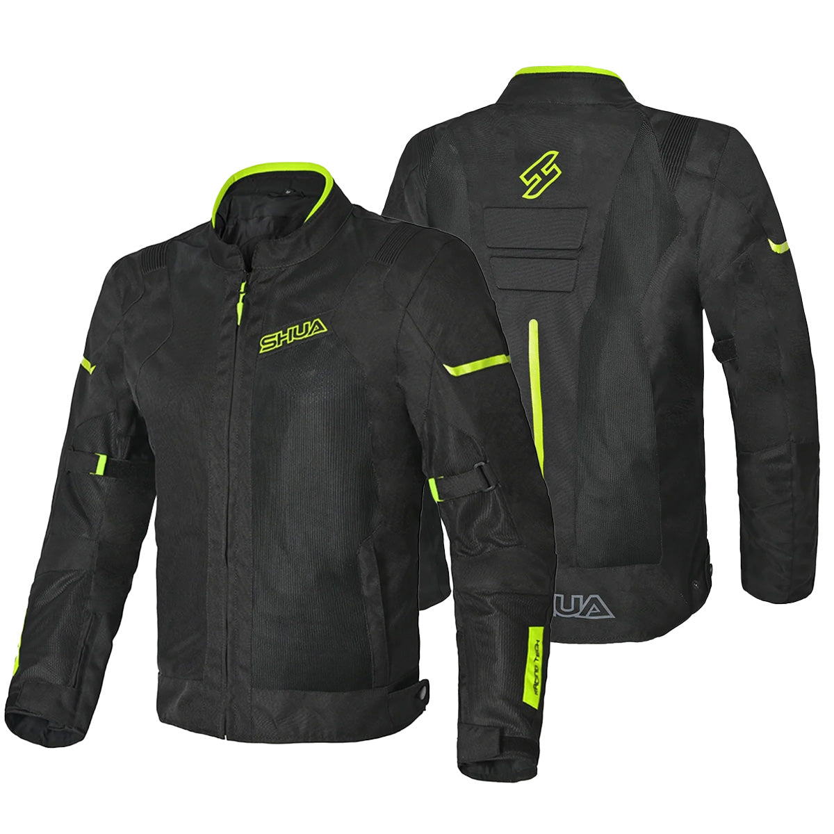 SHUA GRAVITY LITE Moto Homem Textil Casacos Preto Amarelo – 2 – Maximomoto PT