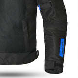 SHUA GRAVITY Textil Lite Moto Homem Casacos Preto Azul Cinzento- Imagem frontal esquerda da Casacos