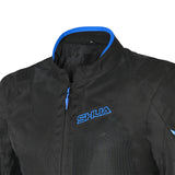 SHUA GRAVITY Textil Lite Moto Homem Casacos Preto Azul Cinzento - Imagem frontal superior da Casacos