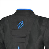 SHUA GRAVITY Textil Lite Moto Homem Casacos Preto Azul Cinzento - Imagem parte superior costas Casacos