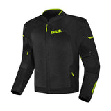 SHUA GRAVITY 2.0 Casacos De Moto Homem Preto Amarillo Fluor