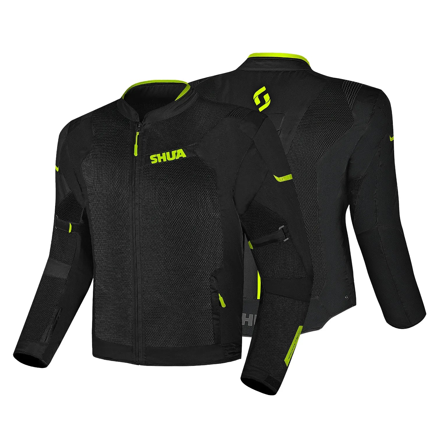 SHUA GRAVITY 2.0 Casacos De Moto Homem Preto Amarillo Fluor – 2 – Maximomoto PT